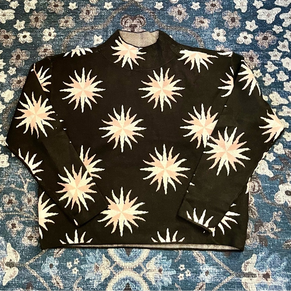 Anthropologie Maeve Carys Mockneck Sweater